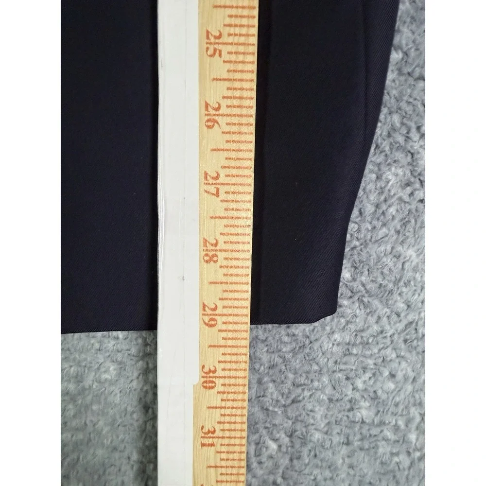 Lauren Ralph Lauren Mens Blazer 44 R Navy Blue 100% Wool Gold Button Sport Coat